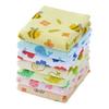 Kosugizen Weekly Face Towels, Happy, 7 Colors (7 Designs), 1 of Each, 34 X 80 Cm, Thin, Quick-Drying, Set of 7 (ZG-0202-7)