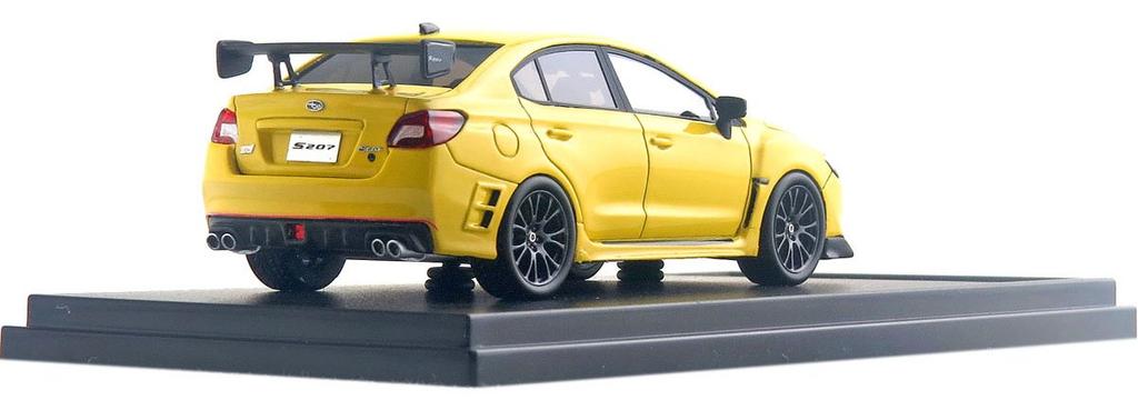 Hi Story Subaru S207 NBR Challenge Package Yellow Edition 2015 Sunrise Yellow Готовый продукт 1/43