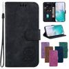 Tecno Spark 30C Spark20 Camon30 Spark Go Pova5 uchun Retro Chiroyli Yo'lbars Charm G'ilofi Tecno Pova Neo3 Neo2 uchun Tayanchli Hamyon Kartalar uchun Bo'limlar Kitob Muqovasi