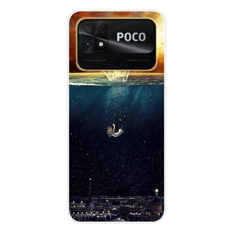 Для Xiaomi Poco C40 C 40 Чехол Мягкая силиконовая задняя крышка Мультяшный чехол для телефона Разнообразие