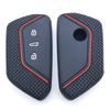 Чехол-брелок для ключа автомобиля Для Vw Volkswagen / Golf 8 Mk8 Id.3 Id.4 / Cupra / Skoda / Octavia A8 / Seat / Leon Mk4 / Formentor / Tarraco