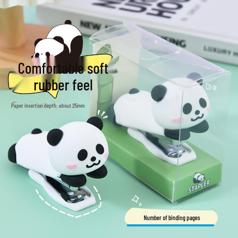 Степлер Panda Baby — милый мультяшный дизайн, портативный и простой в использовании для студентов