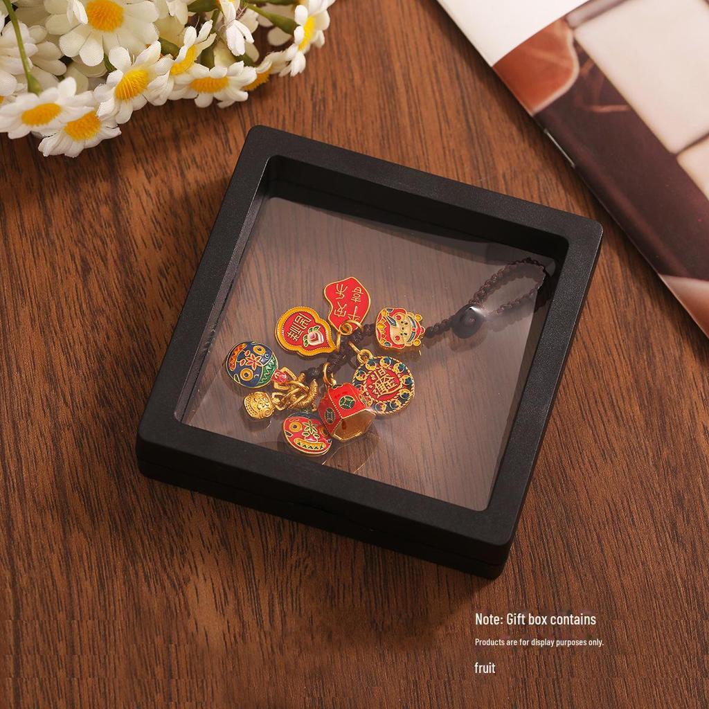 Gold Copper God of Wealth Keychain: Swallowing Gold Beast Pendant for Car and Mobile