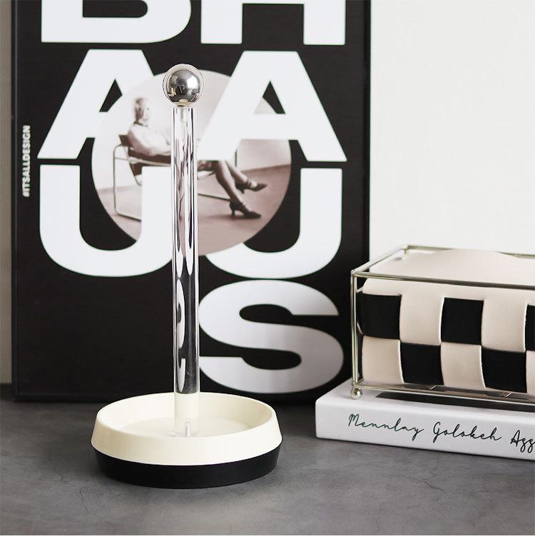 Скандинавский вертикальный держатель для кухонных полотенец и салфеток - Безударная полка для хранения для обеденного стола и ручных полотенец.