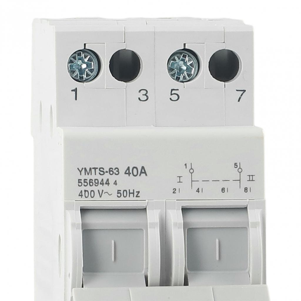 Transfer Switch 2P 8KA AC400 Dual Power Manual Tool