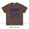 Женская футболка с принтом Social Anxiety Squad, 100% хлопок, свободные футболки с принтом для мужчин, летние топы, уличная одежда Mood