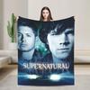 Фланелевое одеяло из сериала «Сверхъестественное» Супер теплое плед для дивана кровати путешествий Пушистое покрывало Чехол для дивана-кровати