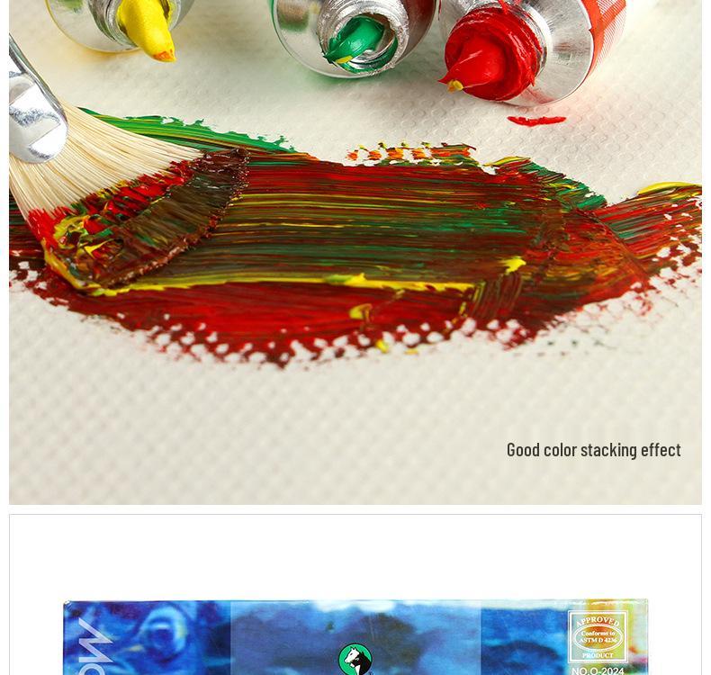 Набор масляных красок Мари: 12/18/24 цвета в тюбиках по 12 мл - Художественные материалы для живописи