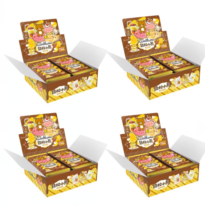 Genuine Rilakkuma Collection Card Cute Package Vol.1 Watercolor Style Fairytale Atmosphere Anime Game Collection Card Gift