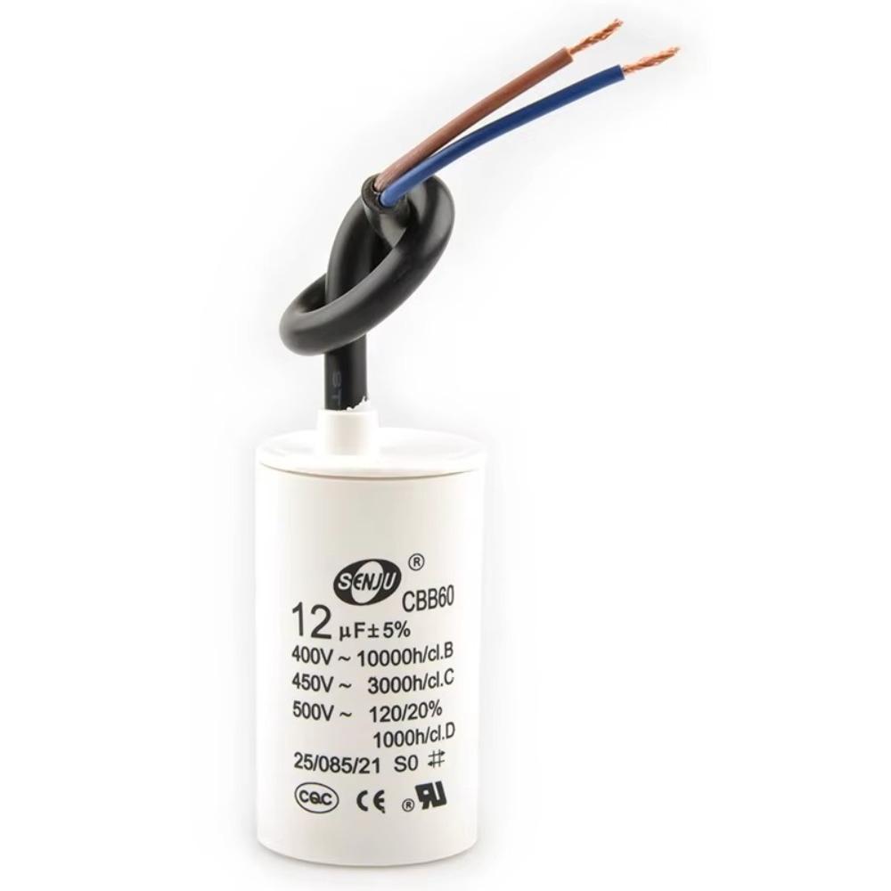 450V Motor Run Capacitor Round Water Pump Capacitor Reliable Washer Capacitor