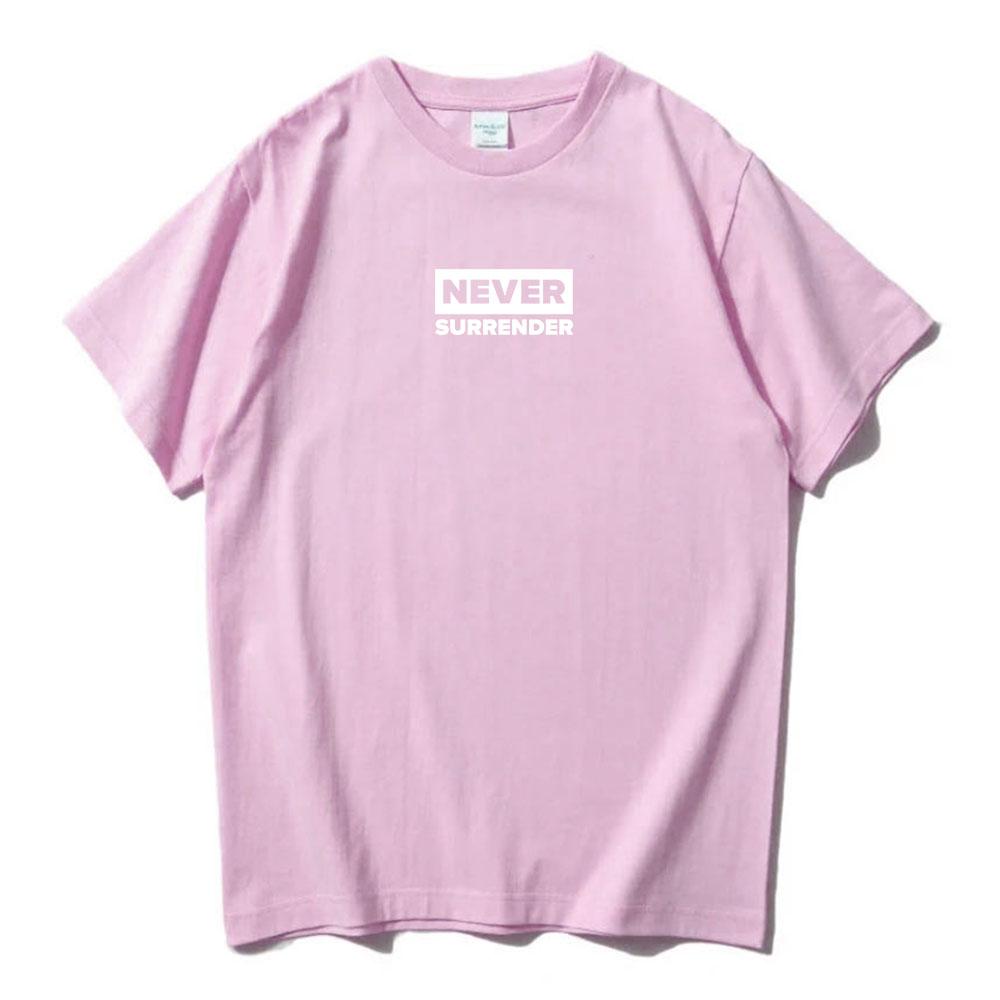 Футболка Never Surrender Чарли Кирк Футболка Свобода Хлопок Круглый вырез Короткий рукав Мужские футболки Повседневная Свободная Модная Мужская/Женская Футболка