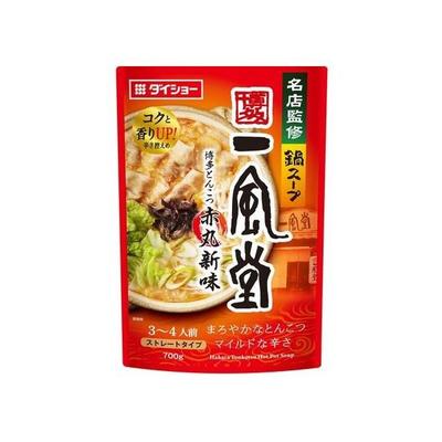 Япония Daisho Ippudo Суп для хот-пота Хаката Тонкоцу Акамару Новый вкус 3-4 порции (700г)