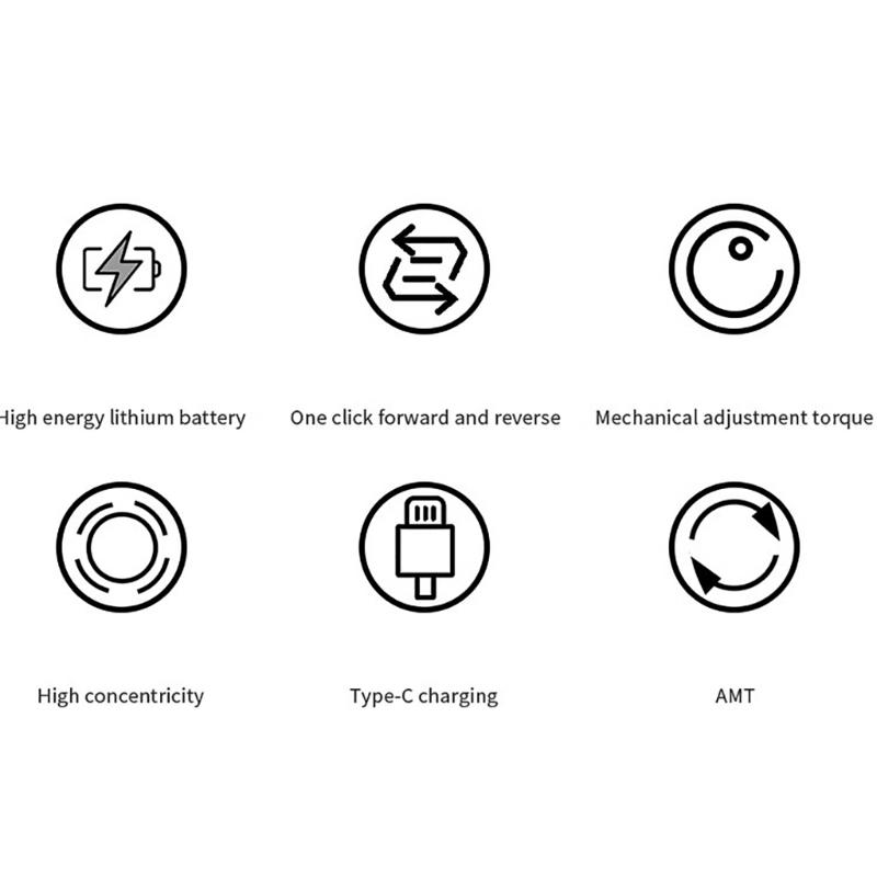 Мини-электрическая отвертка 3,6 В, небольшой набор беспроводных отверток, 3 Нм со светодиодной подсветкой для компьютера «сделай сам»
