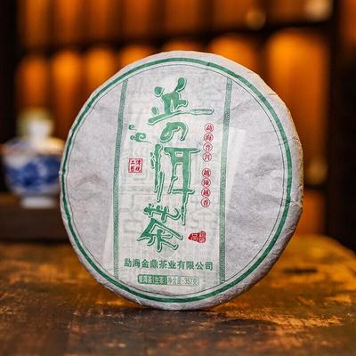 357г Сырой чайный пирог Пуэр Мэнхайский сырой чайный пирог Юньнаньский чай Пуэр