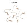 100pcs/lot 20*17mm 10 Color Iron Bead Charms Earring Wires With Ear Hook Earrings Clasp Findings Supplies For Jewelry Making DIY