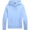 Polo Hooded Long Sleeve Solid Color Sweatshirt Men Sweatshirt Blue 710916690-026