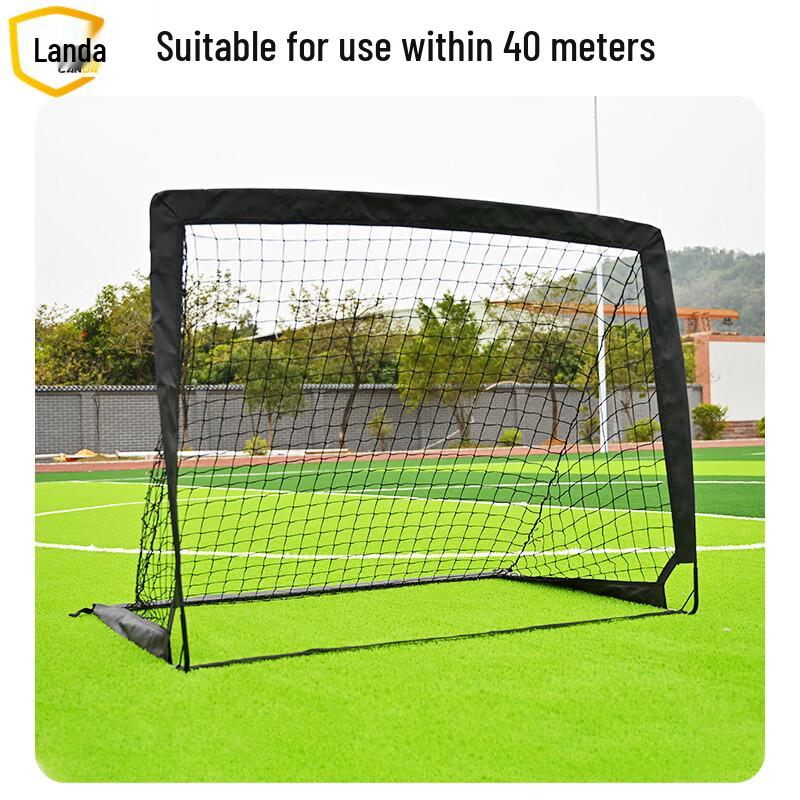 Детские и взрослые футбольные ворота Landar Double из стекловолокна, складные, 120x90x90 см