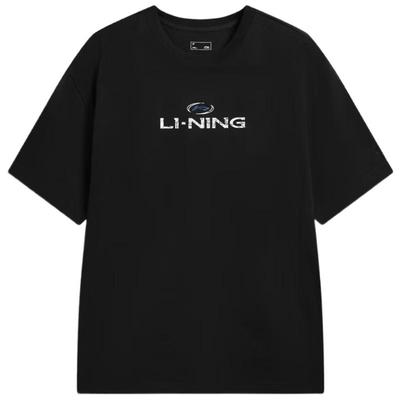 Li-Ning Унисекс ретро футболка с брызгами ATSW285
