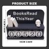 Books Read This Year Sign Reading Counter 3D Printed Bookshelf Decor  Home Decor