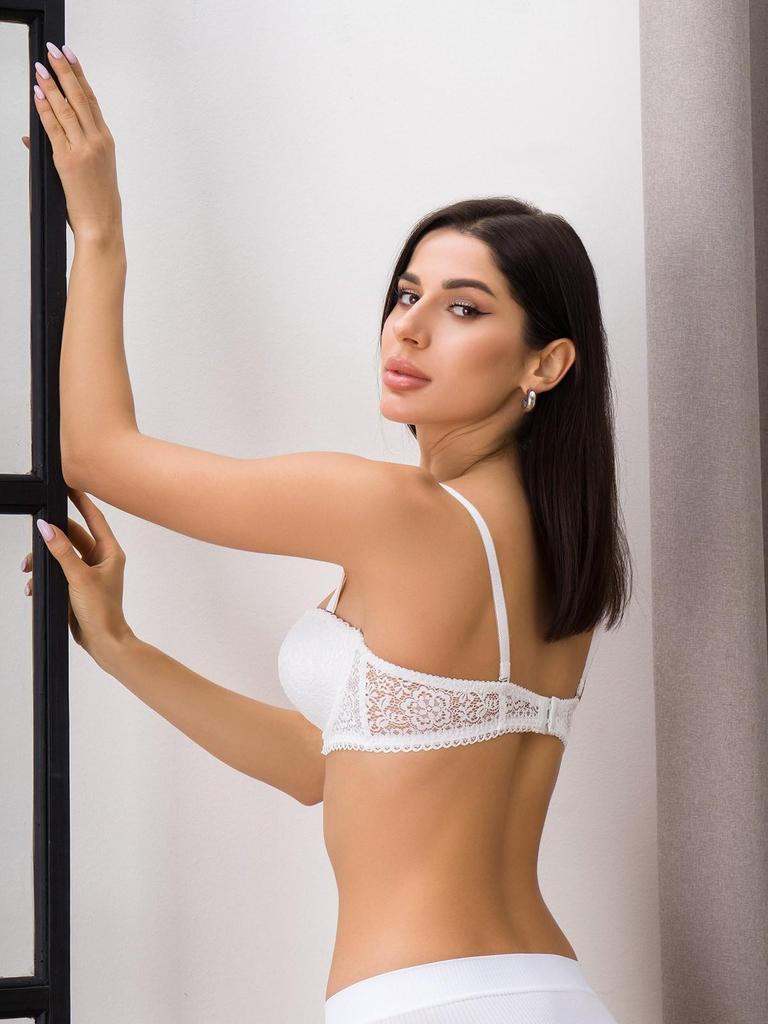 Кружевной бюстгальтер балконет ISSA Plus