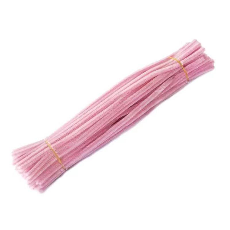 100 шт. цветной синель стебель витой стержень шерсть корень пушистый стержень железная проволока сделай сам ручная работа скручивание украшения ершики для труб плюш