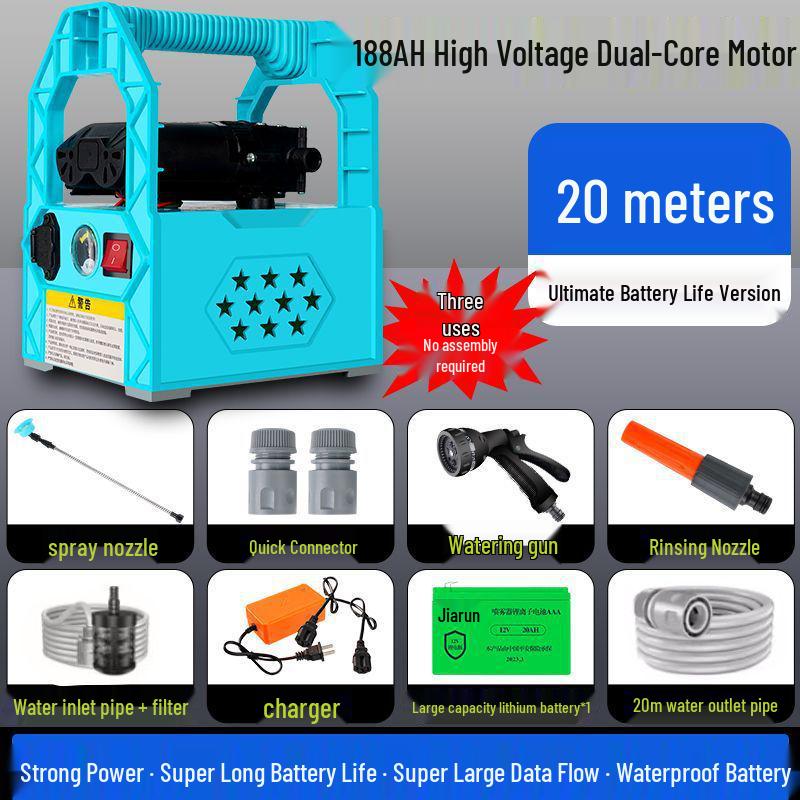 Rechargeable Lithium Battery Water Pump for Outdoor and Household Irrigation