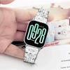 Stainless Steel With Diamond Watchband For Redmi Watch 5 4 Women Strap For Xiaomi Band 8pro 9pro Bracelet Metal