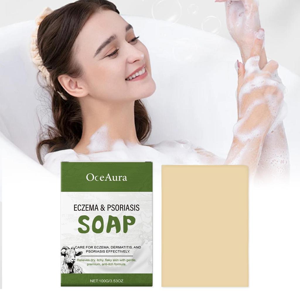 OceAura Soap - Moisturizing & Soothing for Dry Skin, Hydrating Cleanser for Smooth & Supple Complexion
