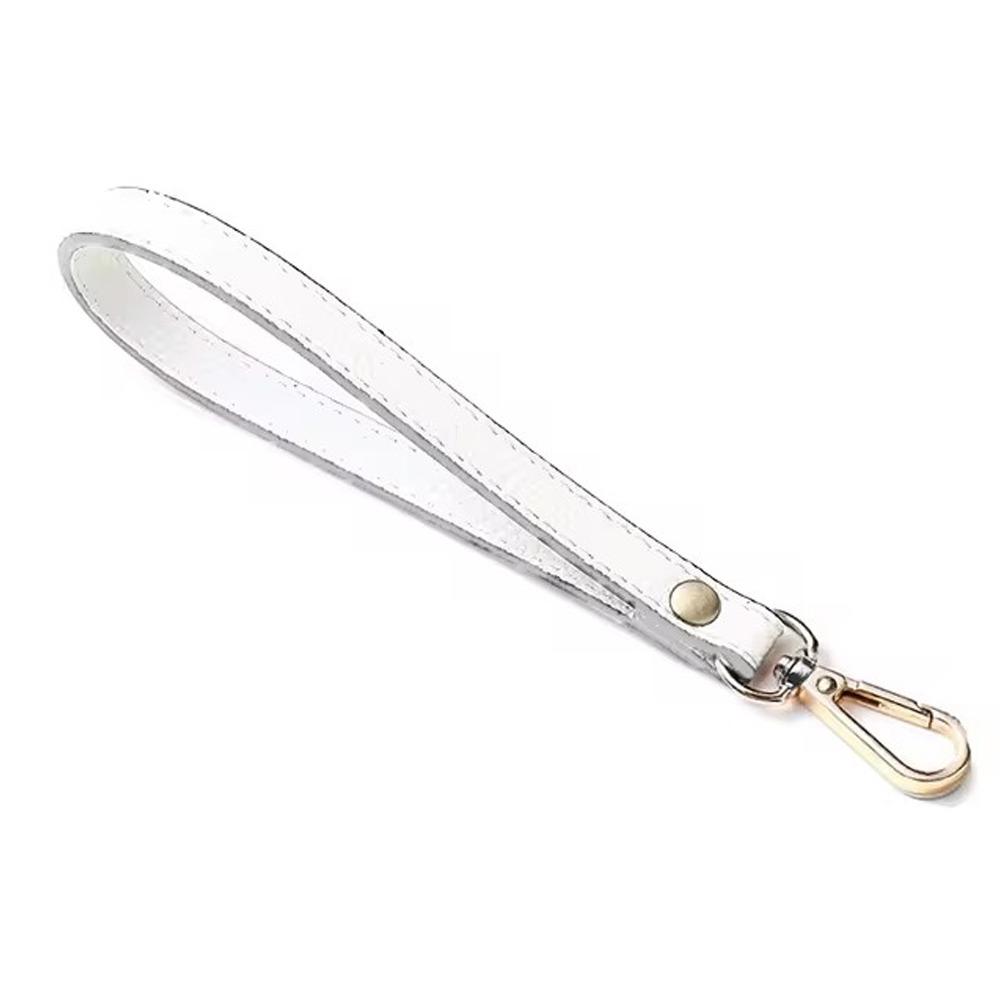 Портативная сумка из ПУ кожи, сменный ремешок на запястье, мягкая ручка для сумки, однотонная ручка для кошелька, аксессуары для сумки