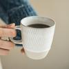 Керамическая кружка в скандинавском стиле, креативная стыковочная чашка для питья, бытовая чашка для завтрака, молока, овса, простая кофейная чашка