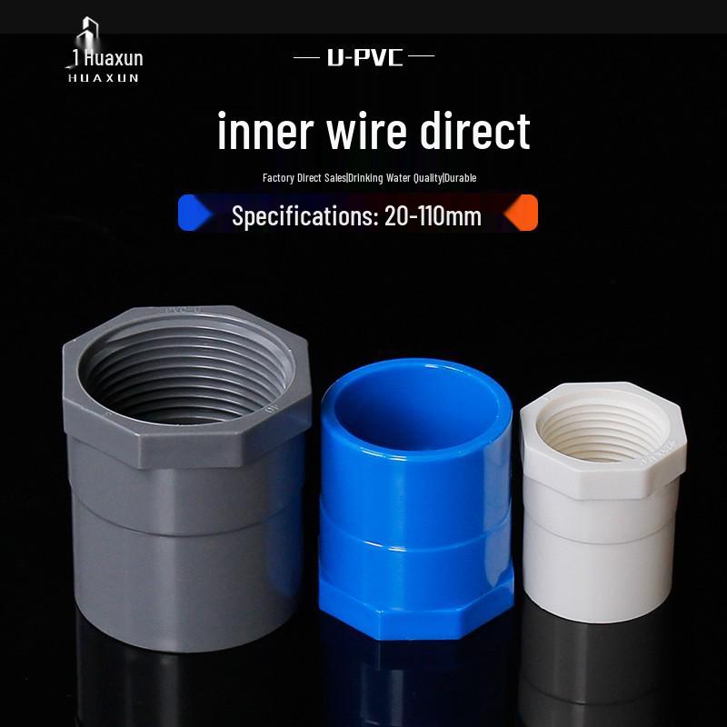 ПВХ Внутренняя резьба Прямой соединитель (Размеры: 20, 25, 32, 40, 50, 63, 75, 90)