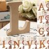 Деревянные буквы алфавита: Вырезки ремесленного размера, пустые, для DIY-проектов, свадеб и вечеринок