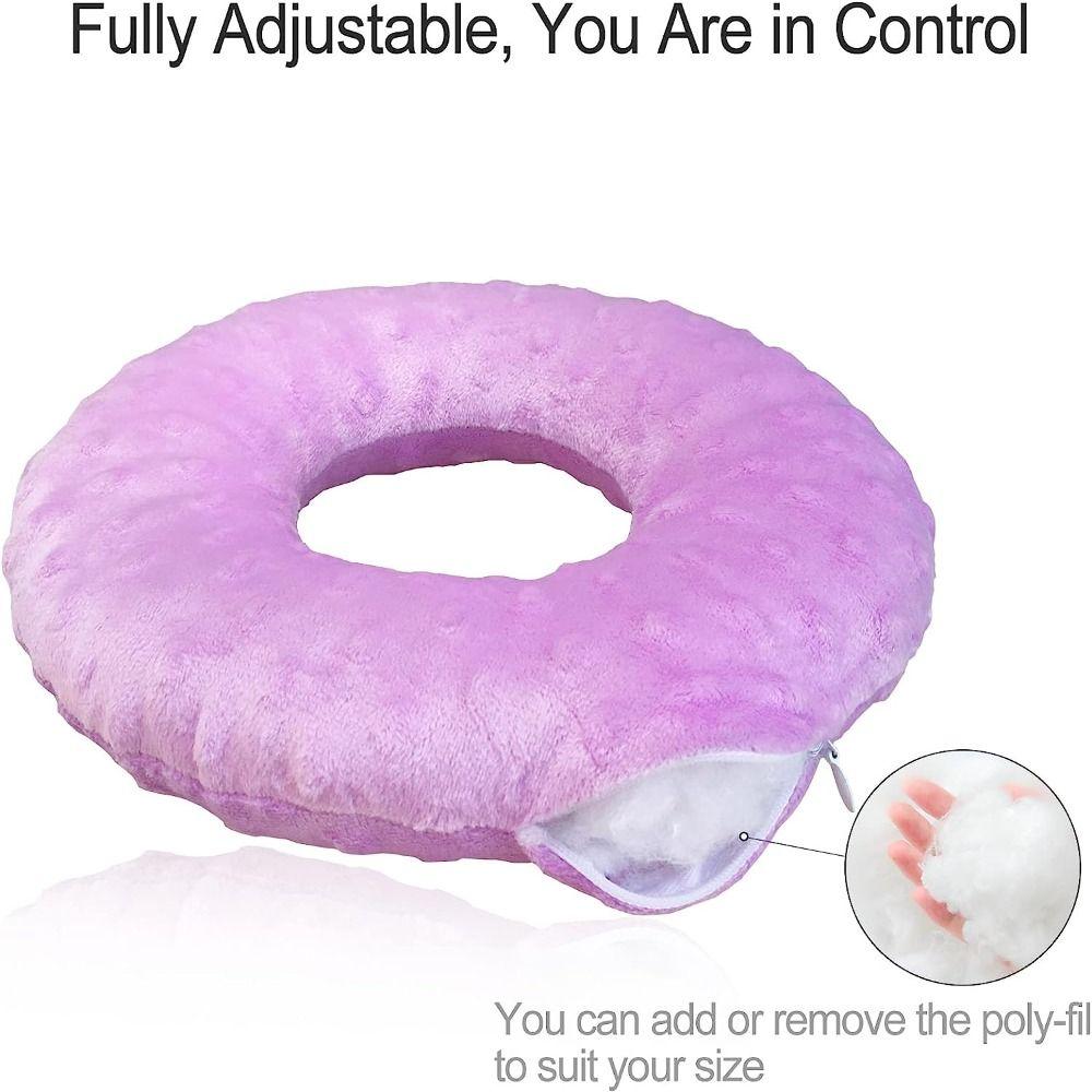 Подушка для облегчения боли в ушах, дышащая подушка для сережек, подушка с отверстием для уха, пирсинг ушей