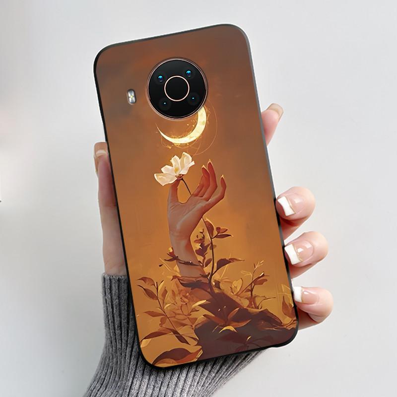 Чехол для телефона Nokia X10 X20 X100 Черный Матовый Мягкий ТПУ Полностью Защищающий Чехол Эстетичный Роскошный Милый Крутой Для Мальчиков Девочек Корпус