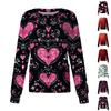 Women's Casual Long Sleeve Single Breasted Printed Dry- Top