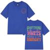 2025 Summer Everything Hurts and Im Hungry Gym Vintage T Shirt Man Woman Fashion Design 100 Pure Cotton Printed Tshirt Y2k