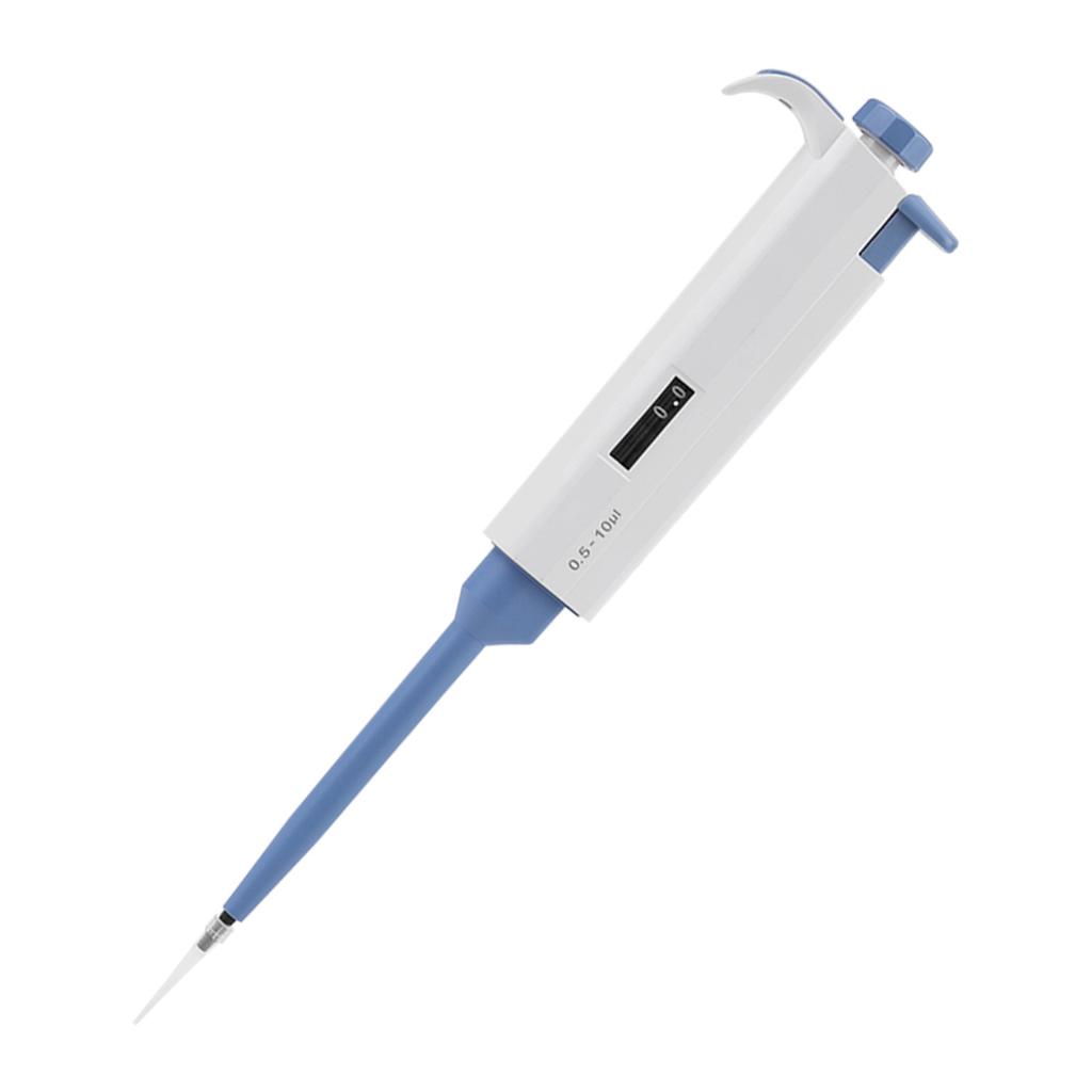 1pc Single Channel Manual Adjustable Pipette Pipettor Pipet Laboratory Tool 0.5 10ul
