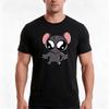 Dark Grey Ratling Cute Tshirt Summer Casual Cotton Tee Oversized Streetwear Tops Vintage Graphic Print Unisex Unisex Unisex