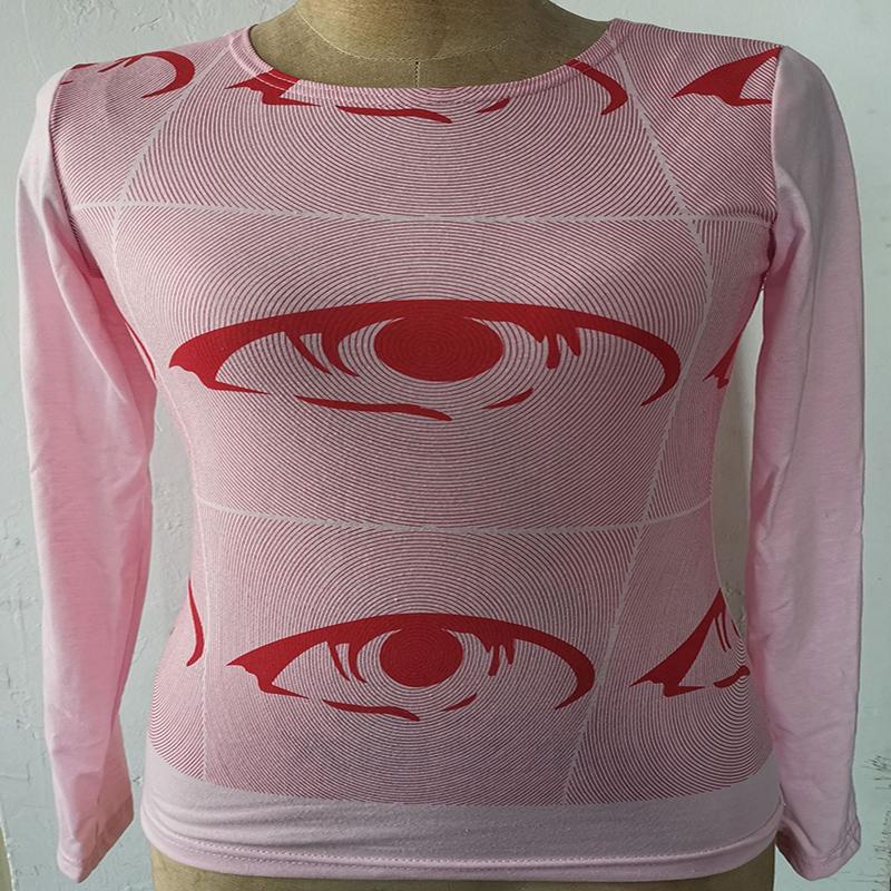 Винтажные зеленые футболки в стиле Y2K в стиле пэчворк, женские хиппи, уличная одежда, футболки с длинными рукавами, женские осенние укороченные топы в стиле ретро в стиле ретро