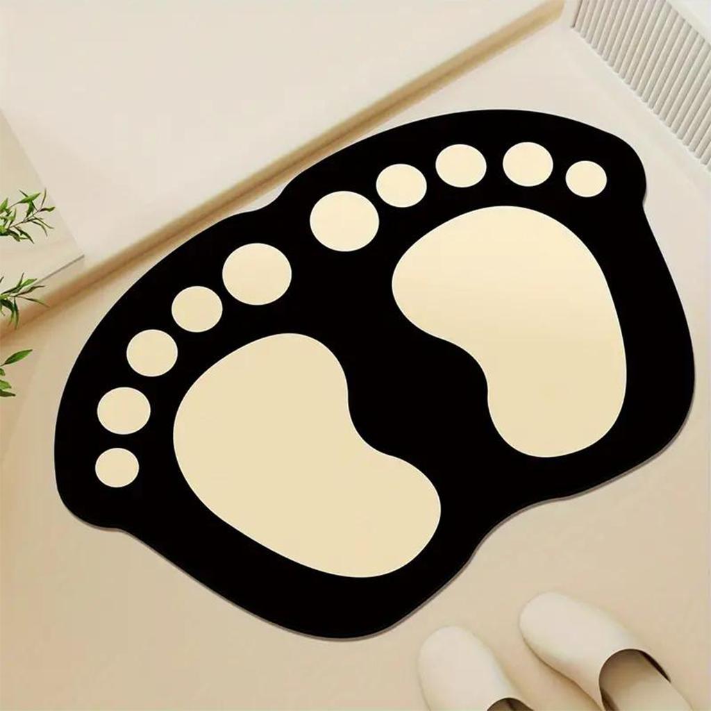 Super Absorbent Quick-drying Soft Bathroom Mat Non-slip Diatom Mud Bathroom Floor Mat Kitchen Decorative Mat