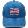 DON T LET THE OLD MAN IN Embroidered baseball cap retro dad hat European and American men's and women's casual