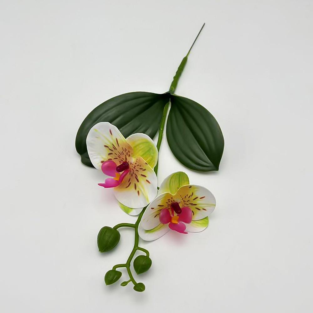 Orchid Butterfly With Realistic Leaves For Wedding And Event Settings