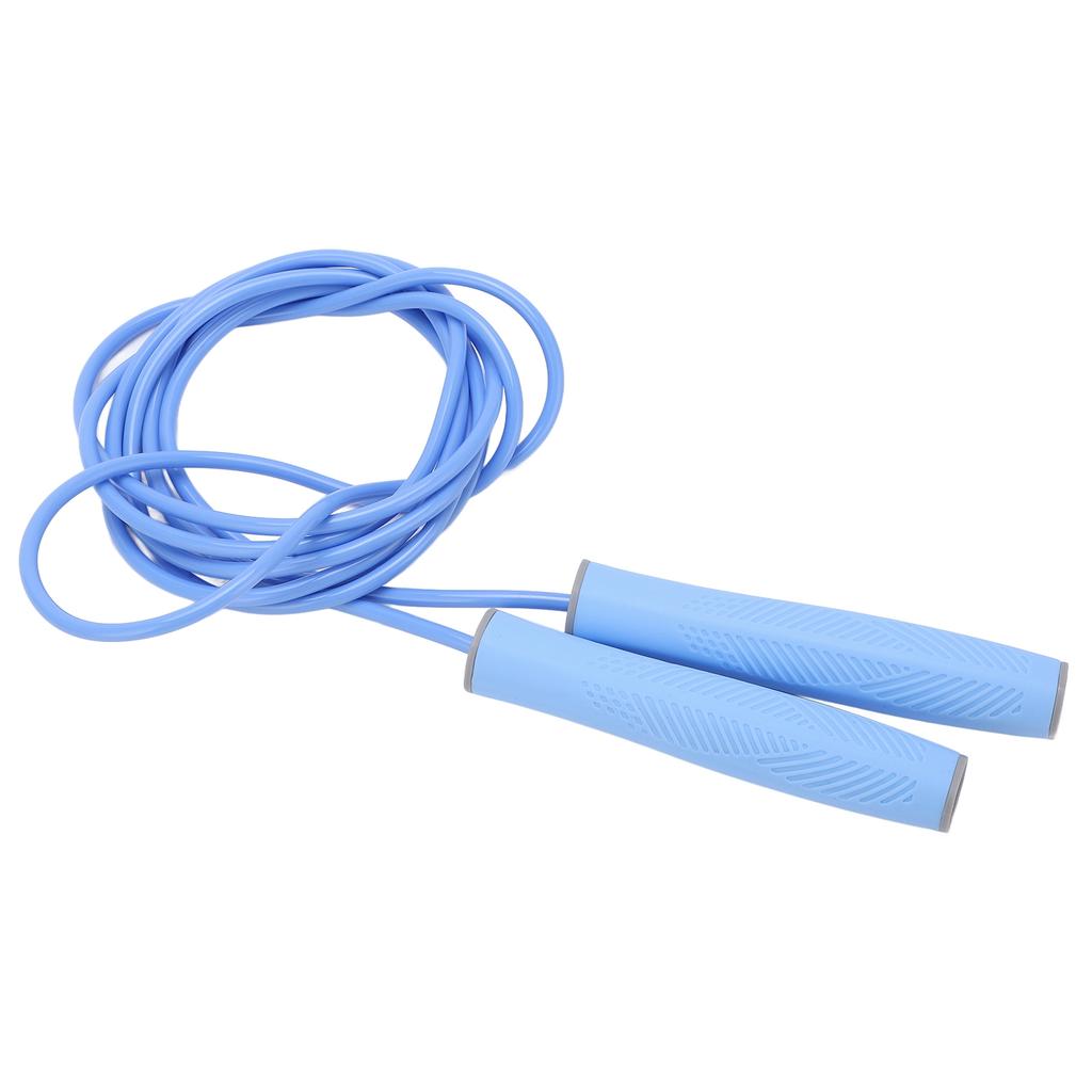 Skipping Rope Non Shaking Cordless Winding Adjustable Jumping Rope for Exercise PE ClassBlue