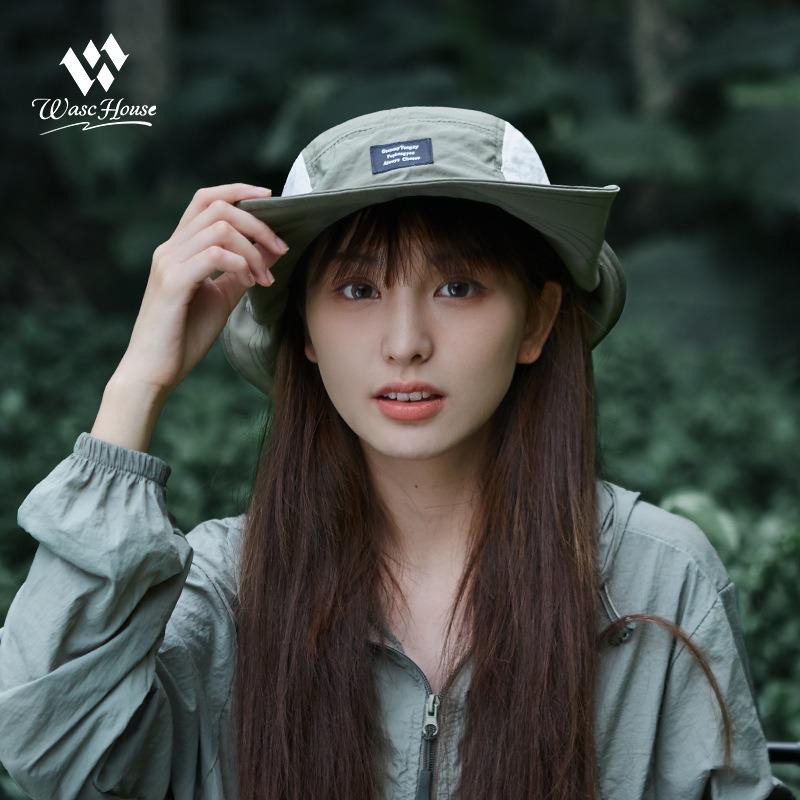 Color Matching Bucket Hat Sun Protection Sun Hat Men and Women Summer Hiking Camping Quick Drying Mountaineering Hat Travel Leisure Basin Hat