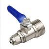Water Purifier Reverse Osmosis Tee Inlet Ball Valve Set 1/2" BSP To 1/4" Tube