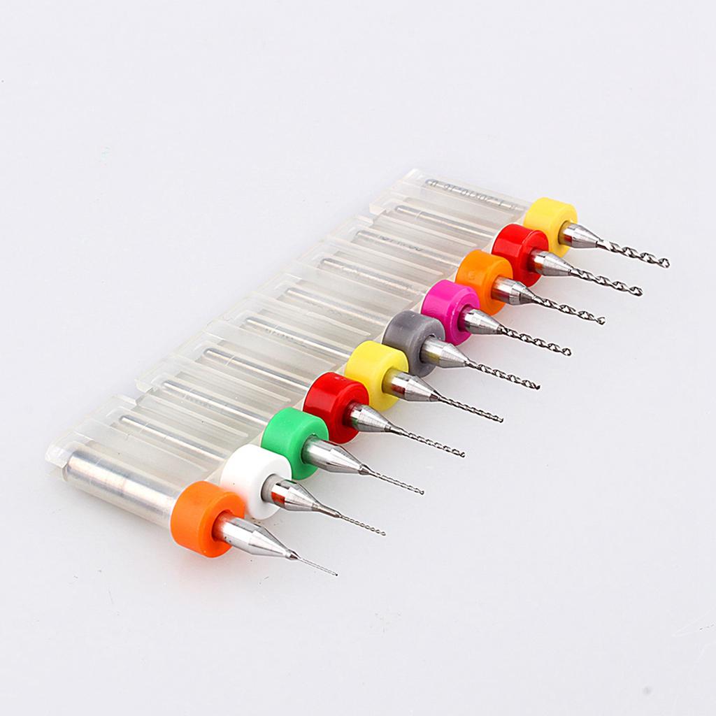 10 шт. набор микро-мини-спиральных сверл набор печатных плат карбид вольфрама гравировка