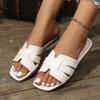 Luxury Summer Slippers Women Flat Outdoor Trend Sandals Fashion Beach Designer Slippers Slides Woman Big Size Lightweight Shoes