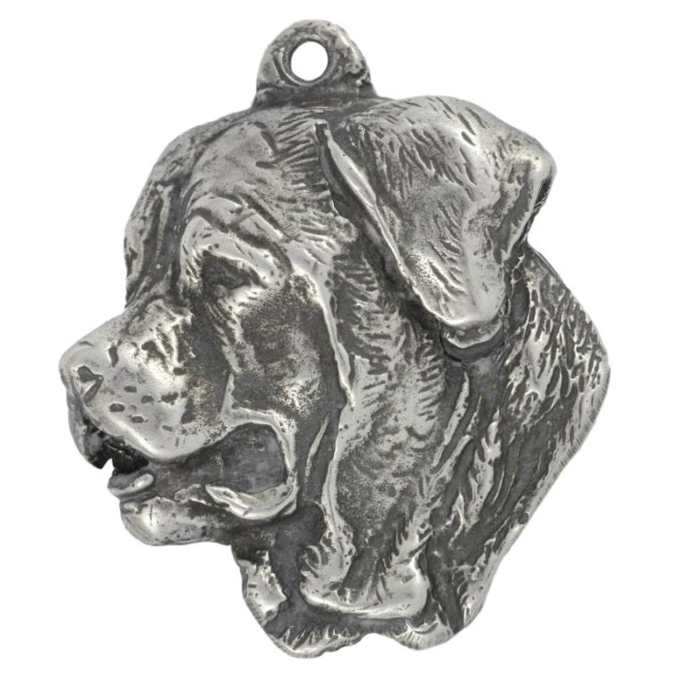 Tosa Inu, Tosa-Inu, Mastif Japoński - Posrebrzany Brelok Z Psem, Ozdoba Torebki, Zawieszka Do Plecaka Marki Art-Dog