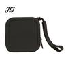 Portable Earphone Case for Travel Silicone Coin Pouch with Zipper And Wrist Strap, Square Shockproof Soft Key Organizer Storage Bag, Lightweight