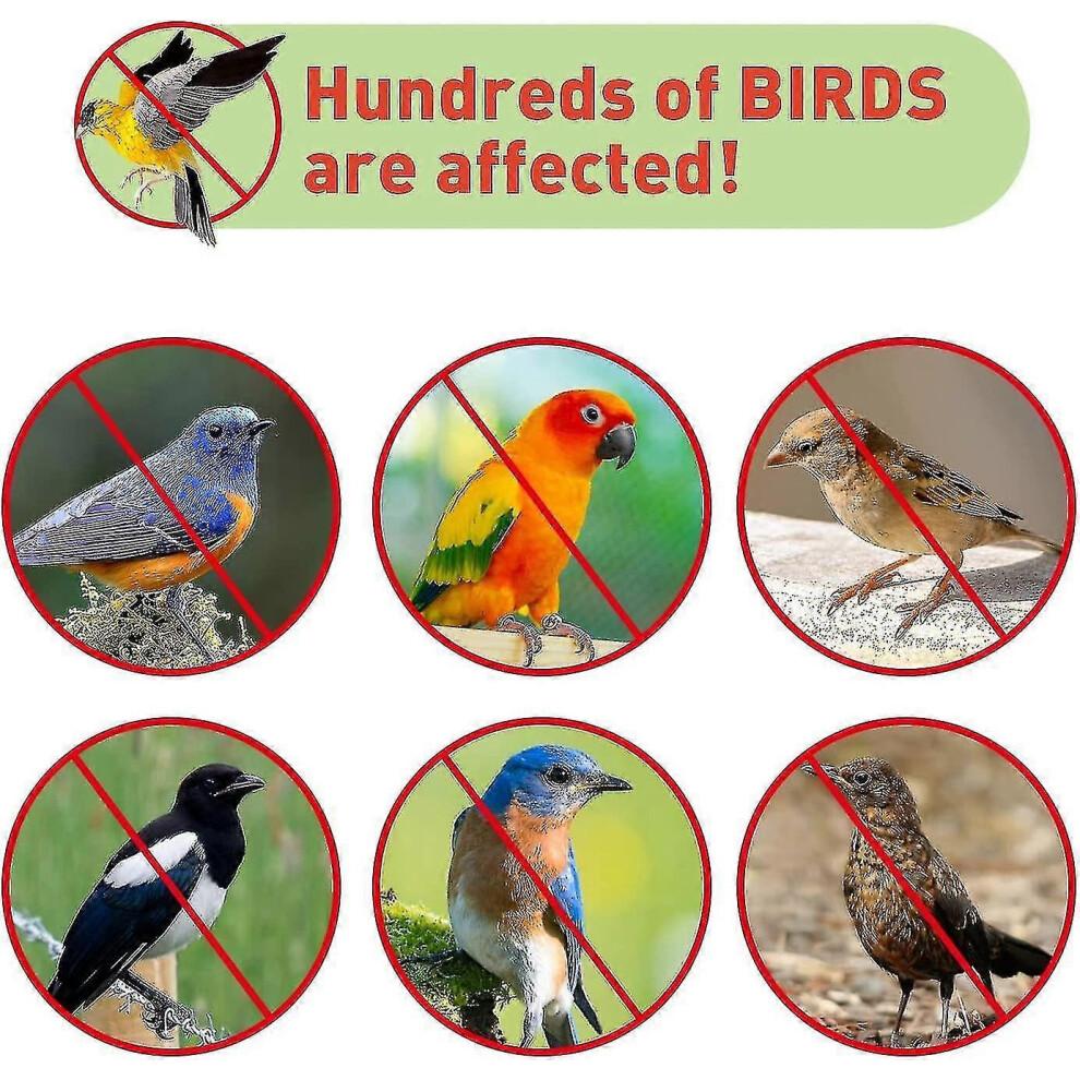 45m Anti Pigeon Bird Repeller Tape Double Sided Anti Bird Repellent Tape Shiny Holographic Bird Repellent Tape for Scaring Birds Bird Scarer Birds